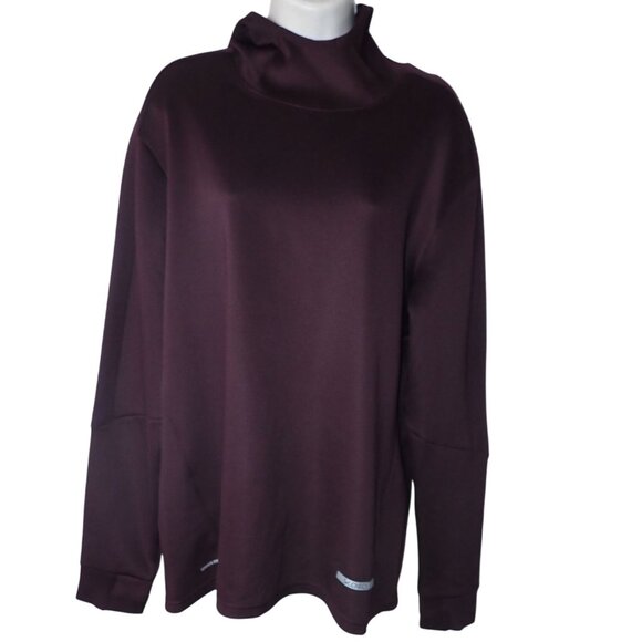 Skora Hoodie Performance Sweatshirt Women L Purple‎ Quick Dry Running Athletic - Picture 1 of 7